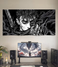 Berserk Guts Dark Manga Aesthetic | 3 Panel Wall Art