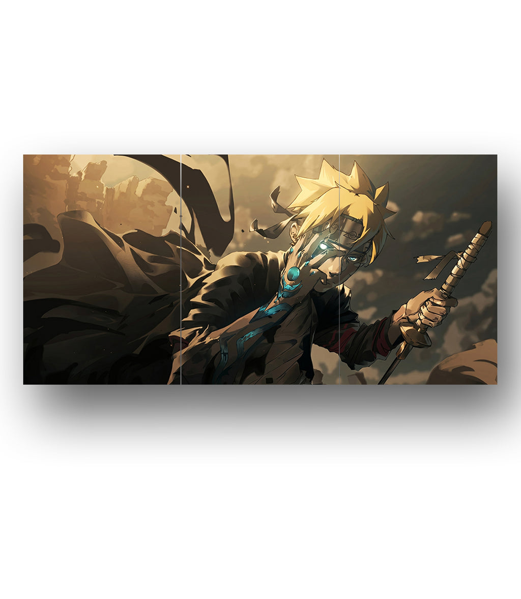Boruto Karma | Boruto | 3 Panel Wall Art