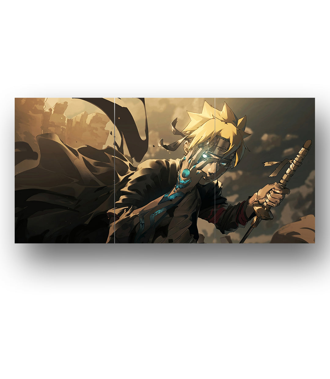 Boruto Karma | Boruto | 3 Panel Wall Art