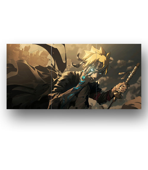 Boruto Karma | Boruto | 3 Panel Wall Art