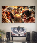 Colossal Titan vs Eren | Attack on Titan | 3 Panel Wall Art