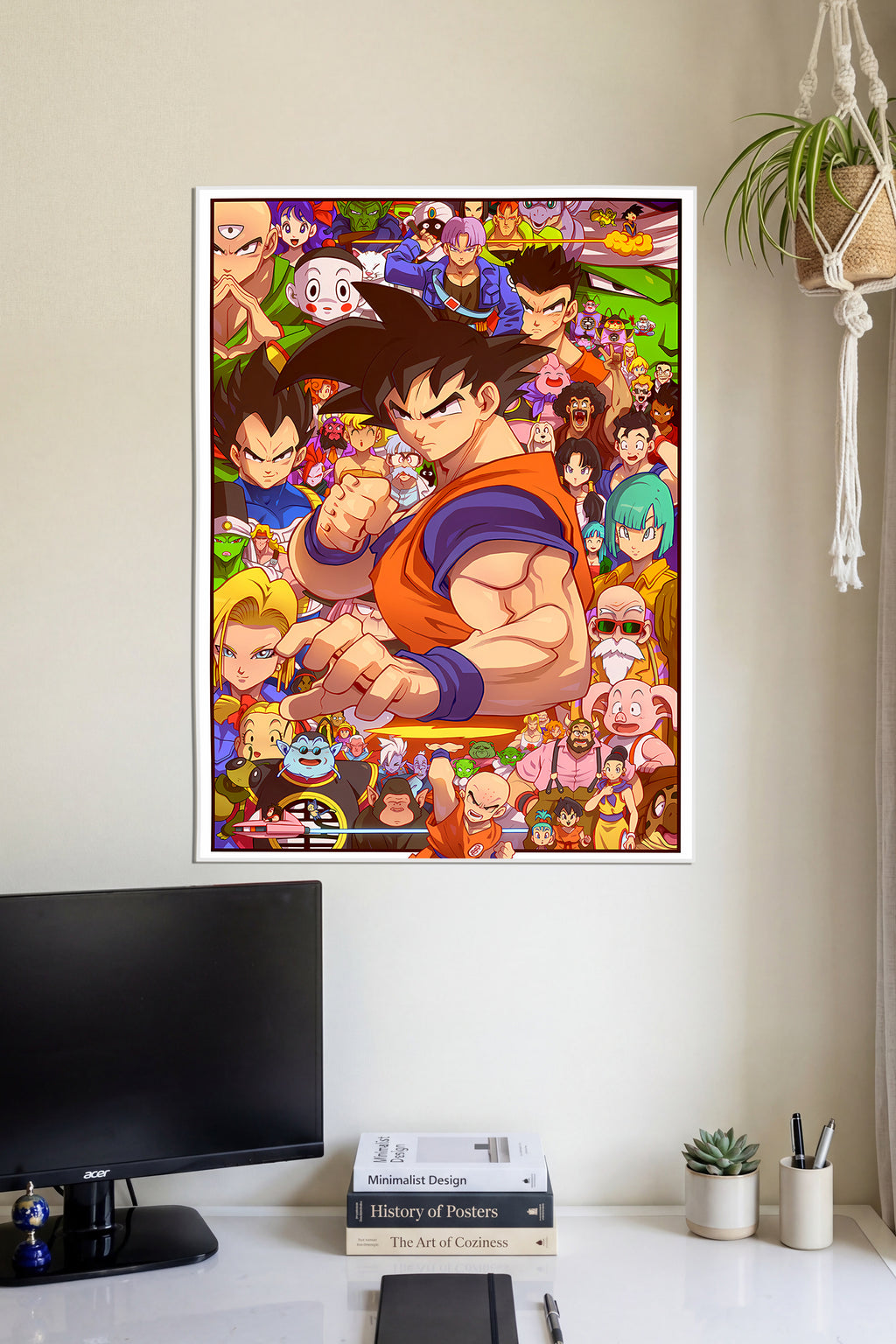 Dragon Ball Z Character Poster | Anime Wall Art