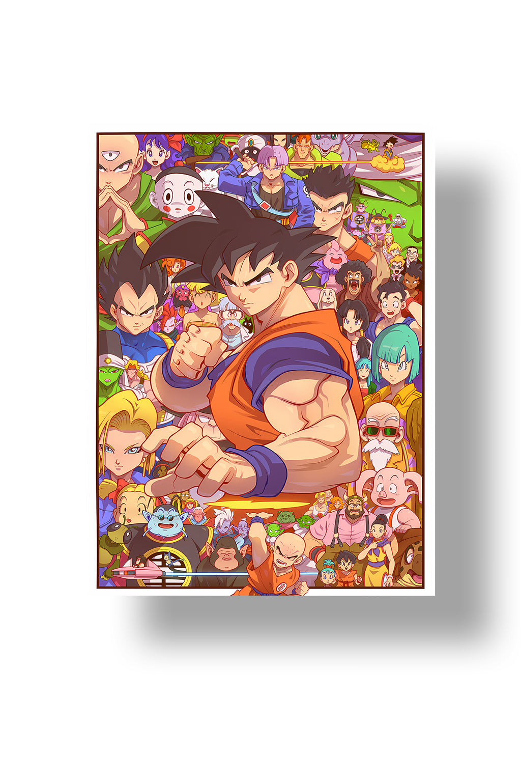 Dragon Ball Z Character Poster | Anime Wall Art