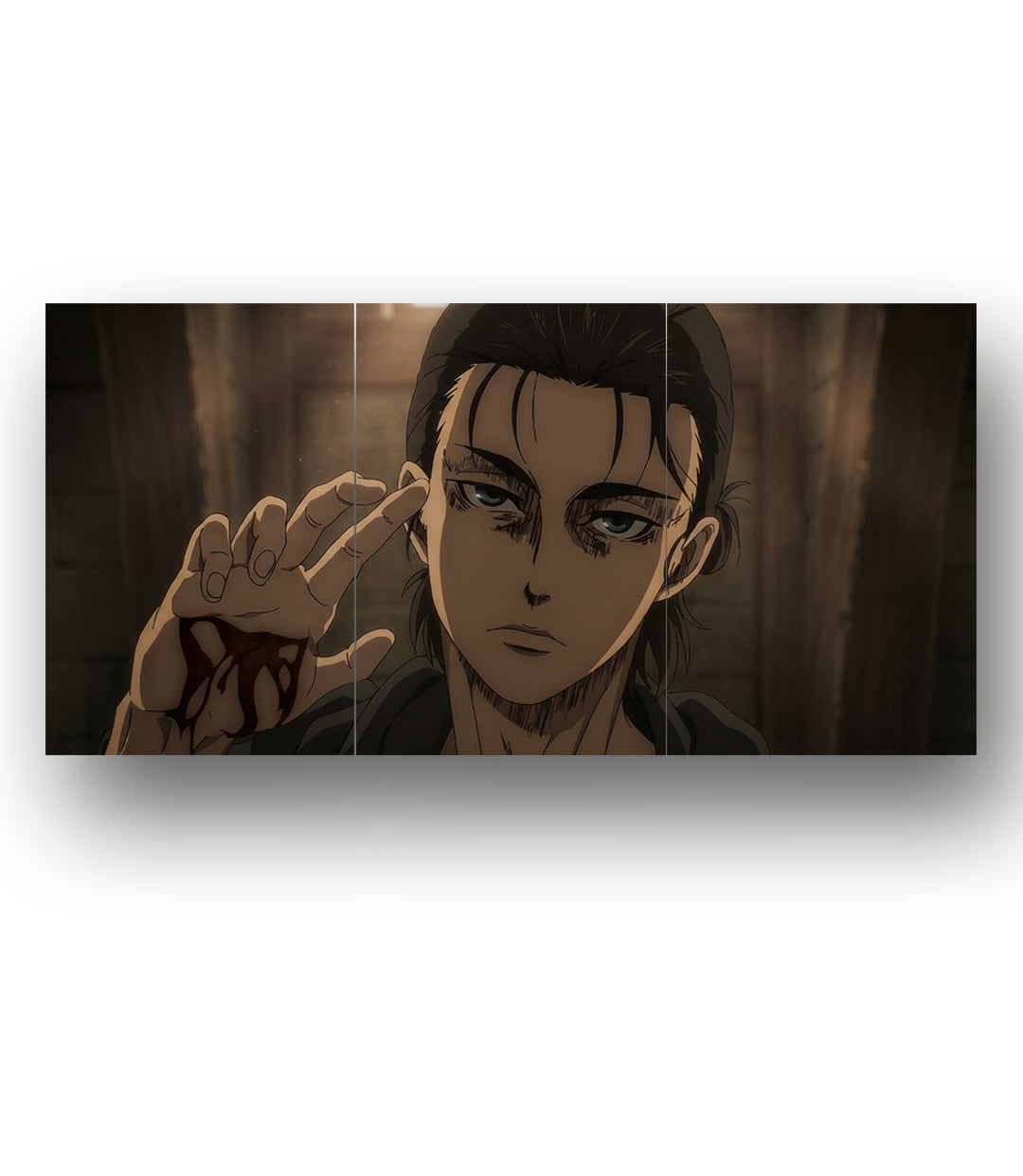 Eren Yeager | Attack On Titan | 3 Panel Wall Art
