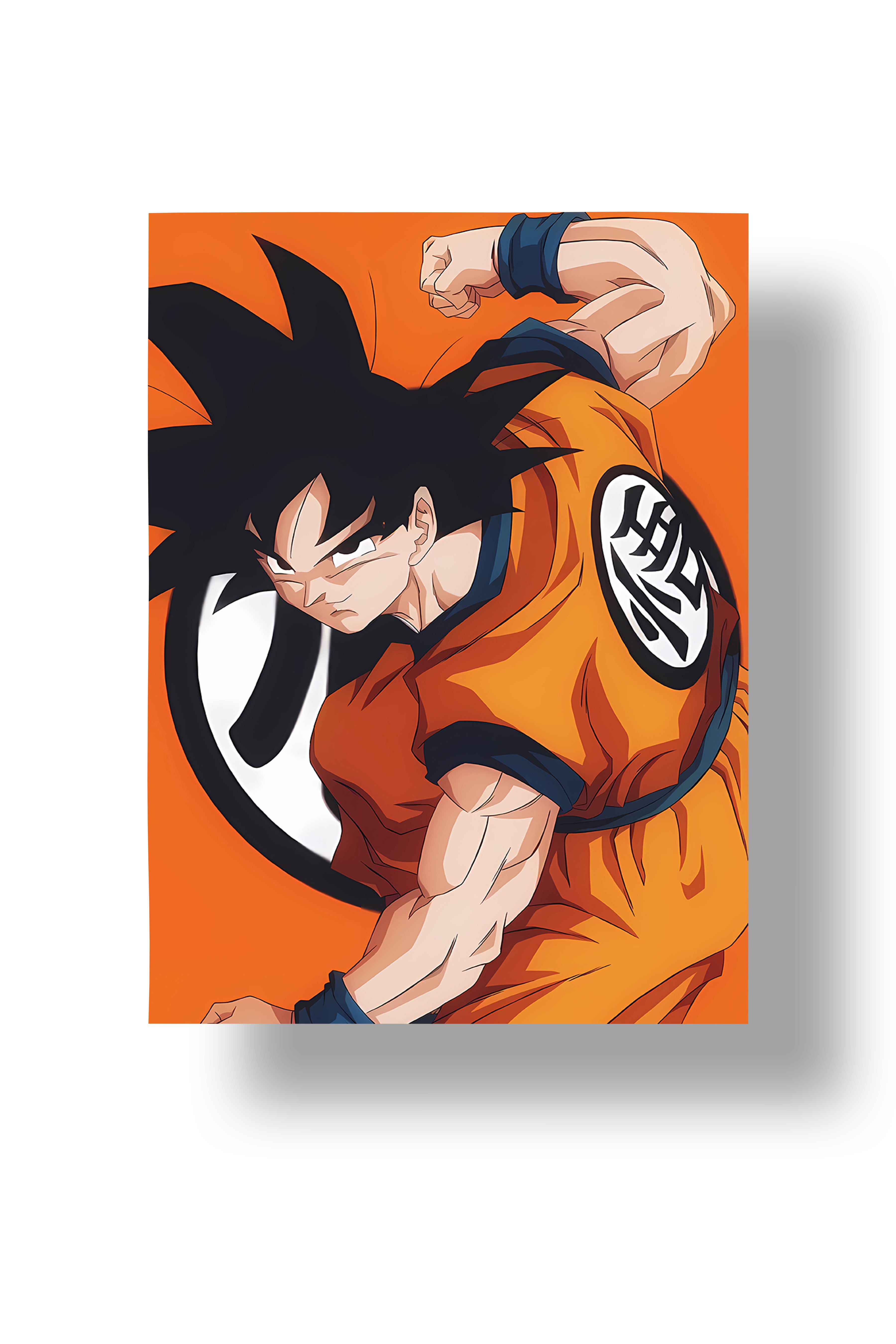 Goku Battle Ready Poster | Anime Wall Art