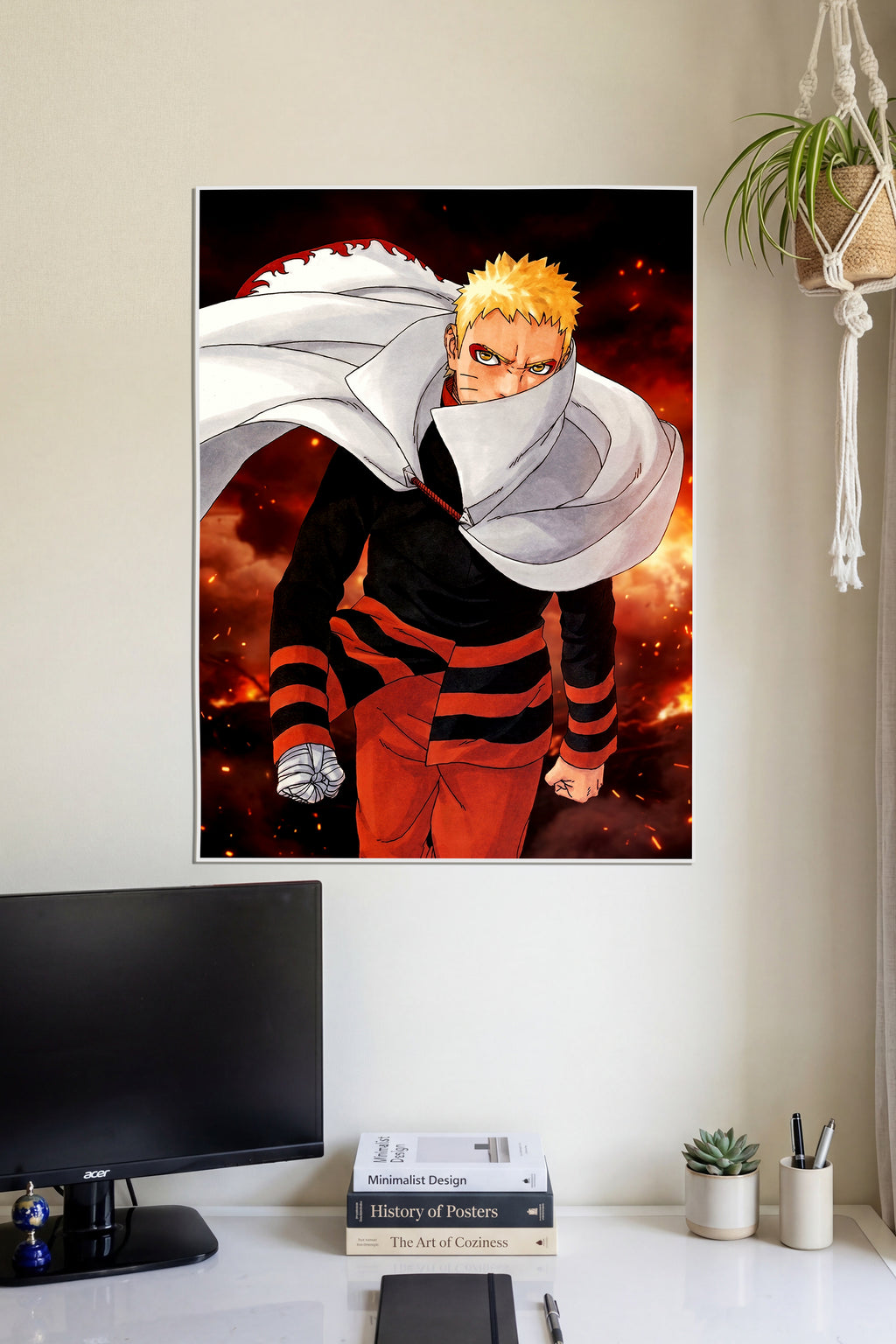 Hokage Naruto Uzumaki | Boruto Era | Anime Wall Art