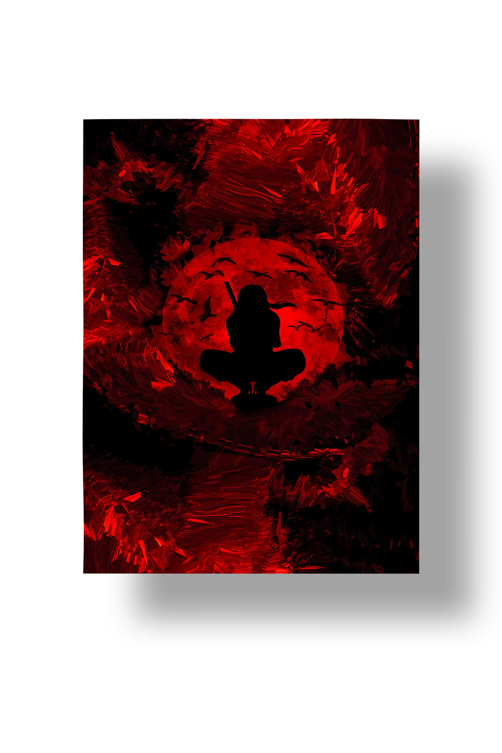 Itachi Blood Moon Poster | Anime Wall Art