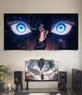Jujutsu Kaisen Gojo Eyes Limitless Power | 3 Panel Wall Art
