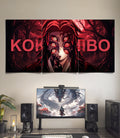 Kokushibo Upper Moon | Demon Slayer | 3 Panel Wall Art