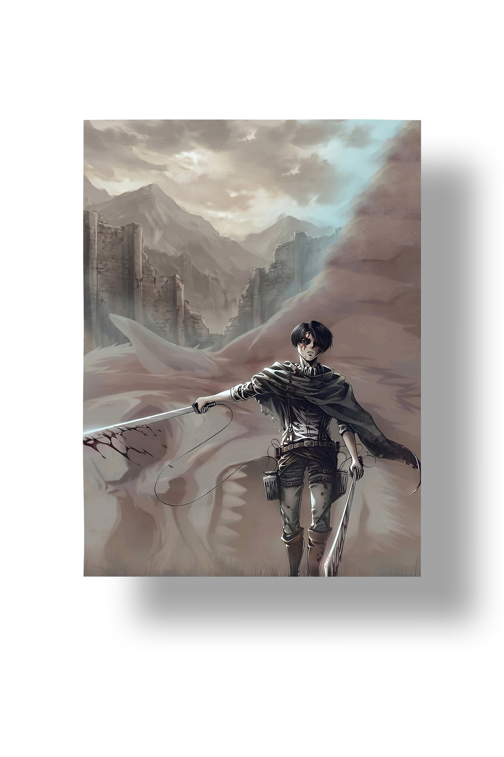 Levi Ackerman Titan Slayer | Attack on Titan | Anime Wall Art