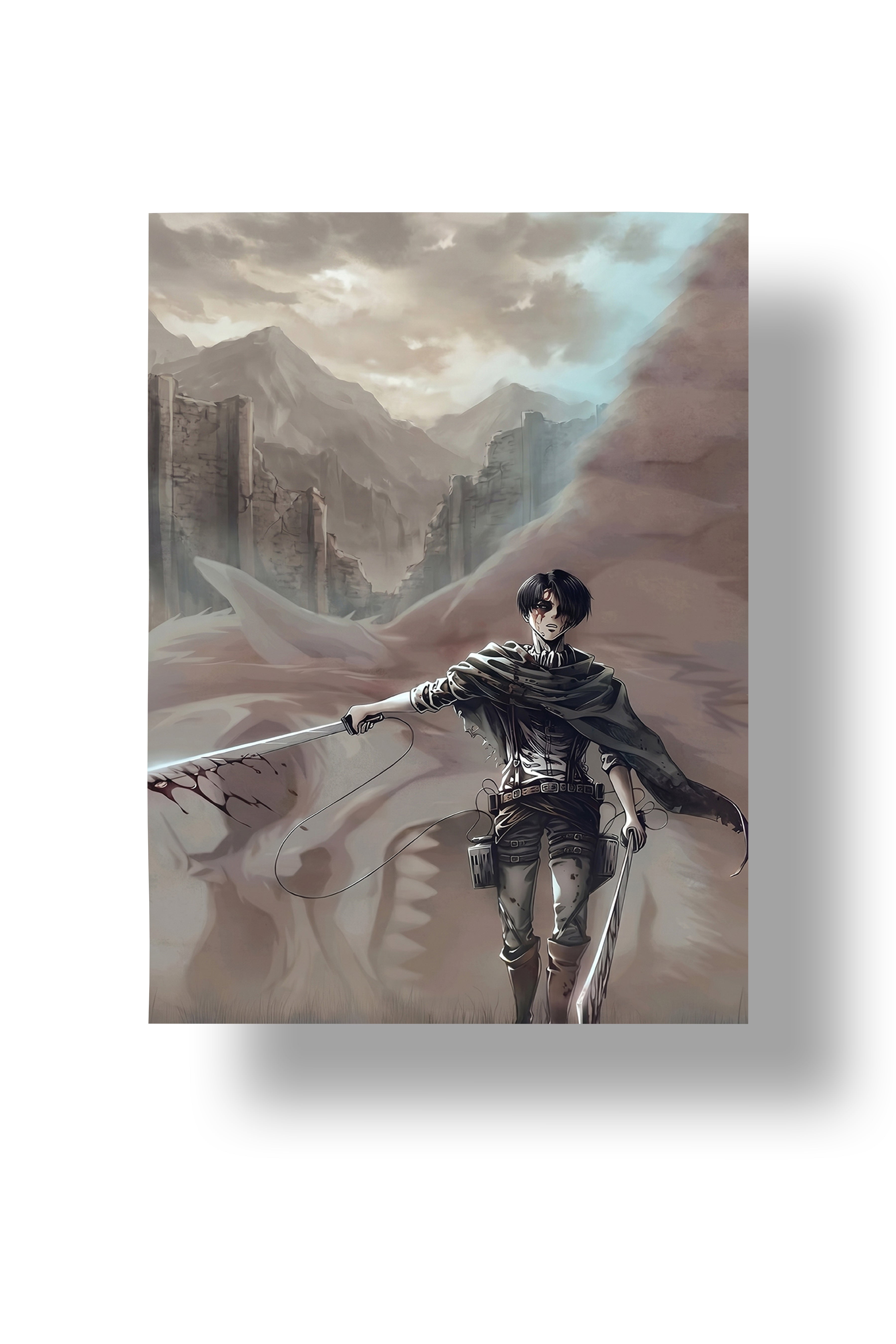 Levi Ackerman Titan Slayer | Attack on Titan | Anime Wall Art