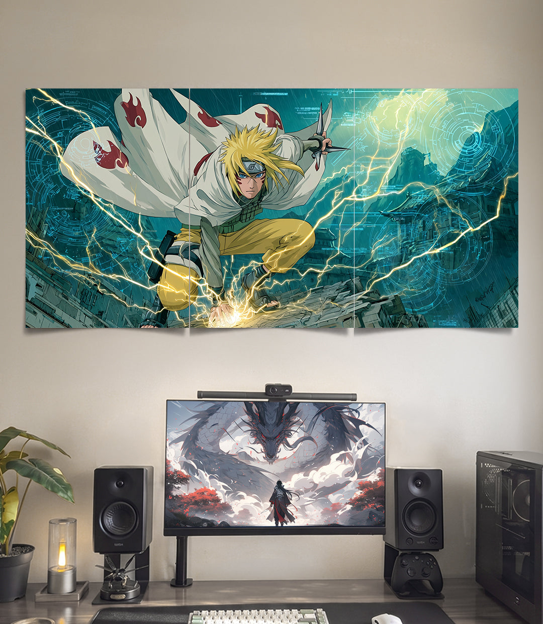 Minato Namikaze | Naruto | 3 Panel Wall Art
