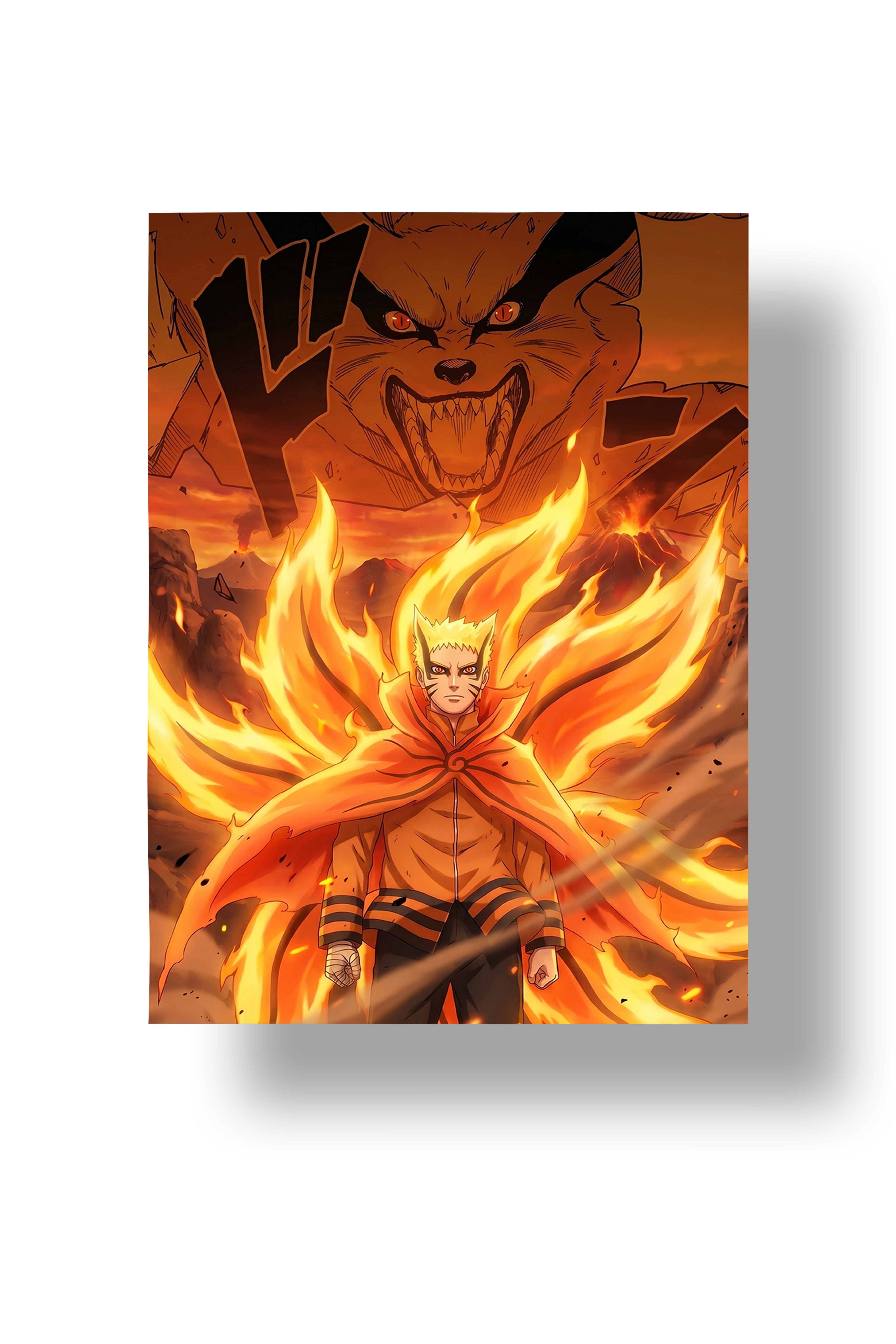 Naruto Kurama Chakra Mode | Naruto | Anime Wall Art