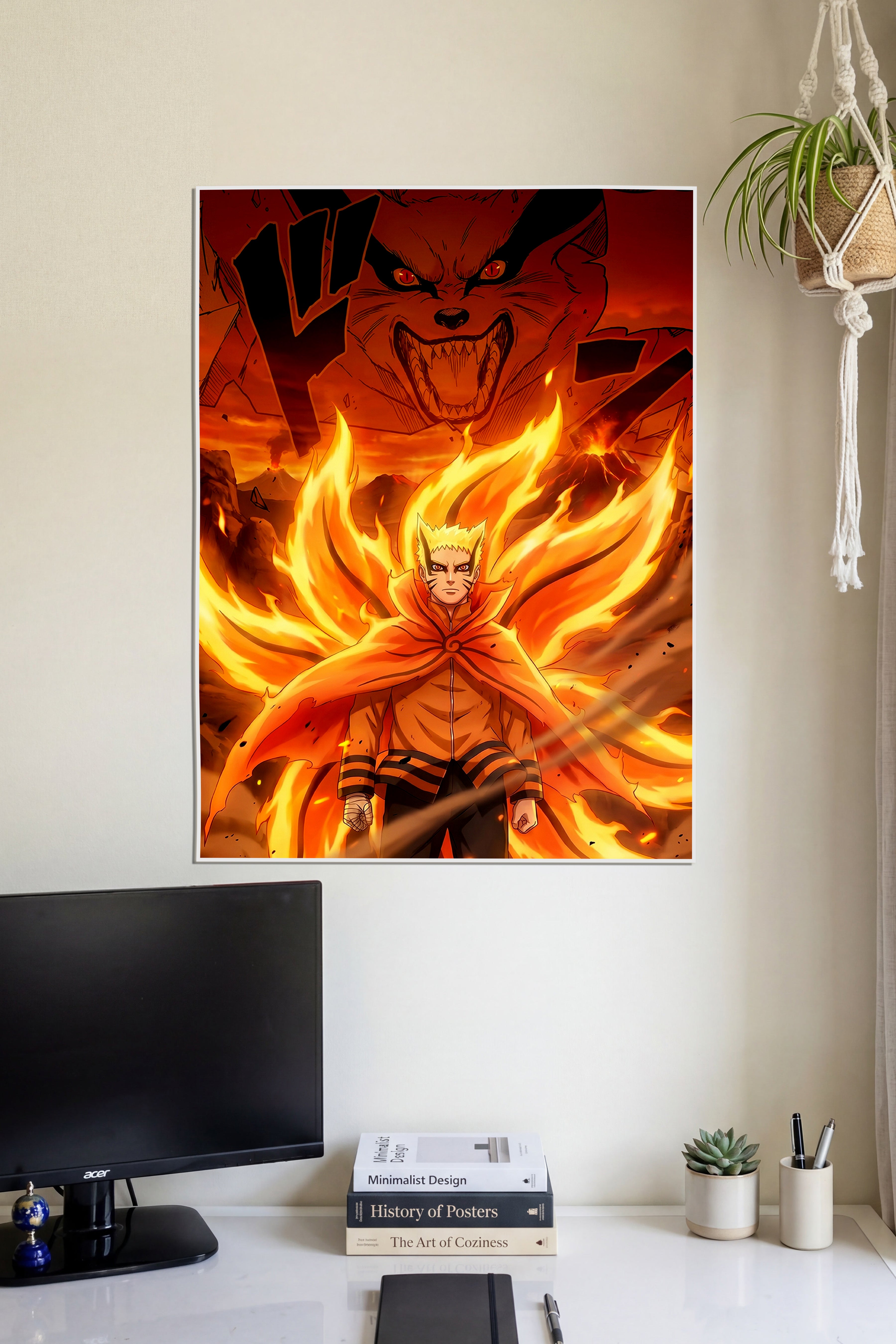 Naruto Kurama Chakra Mode | Naruto | Anime Wall Art