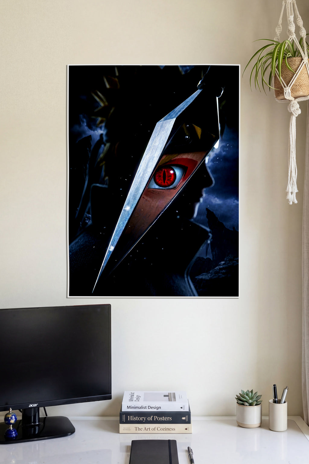 Naruto Sage Mode Reflection | Naruto | Anime Wall Art