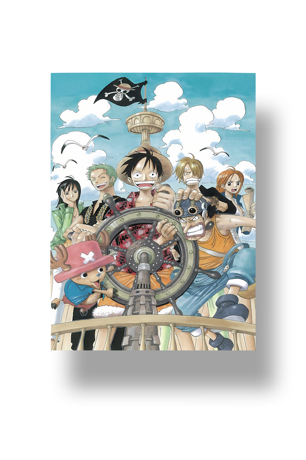 One Piece Straw Hat Poster | Anime Wall Art
