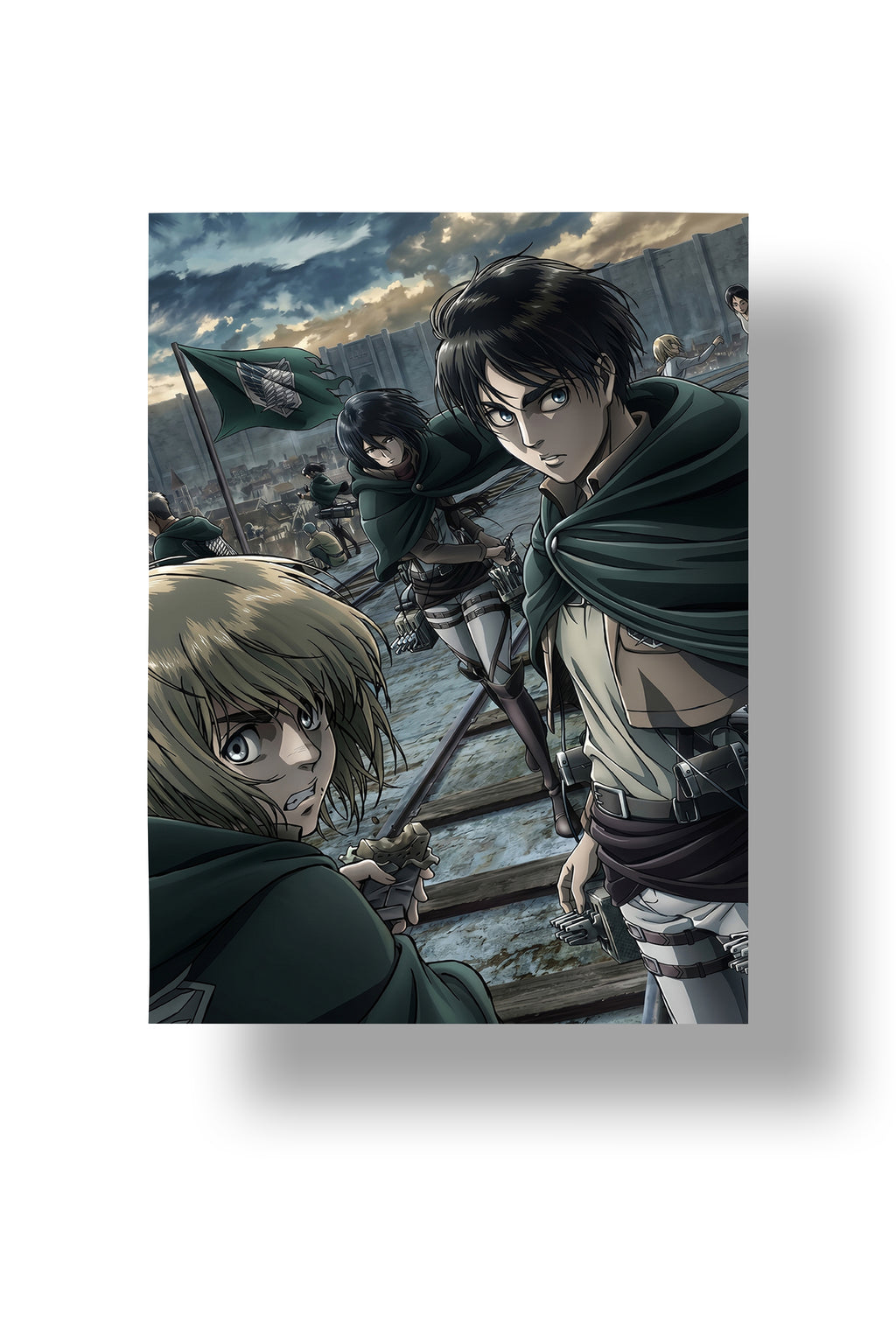Scout Regiment | Eren Mikasa Armin | Attack on Titan | Anime Wall Art