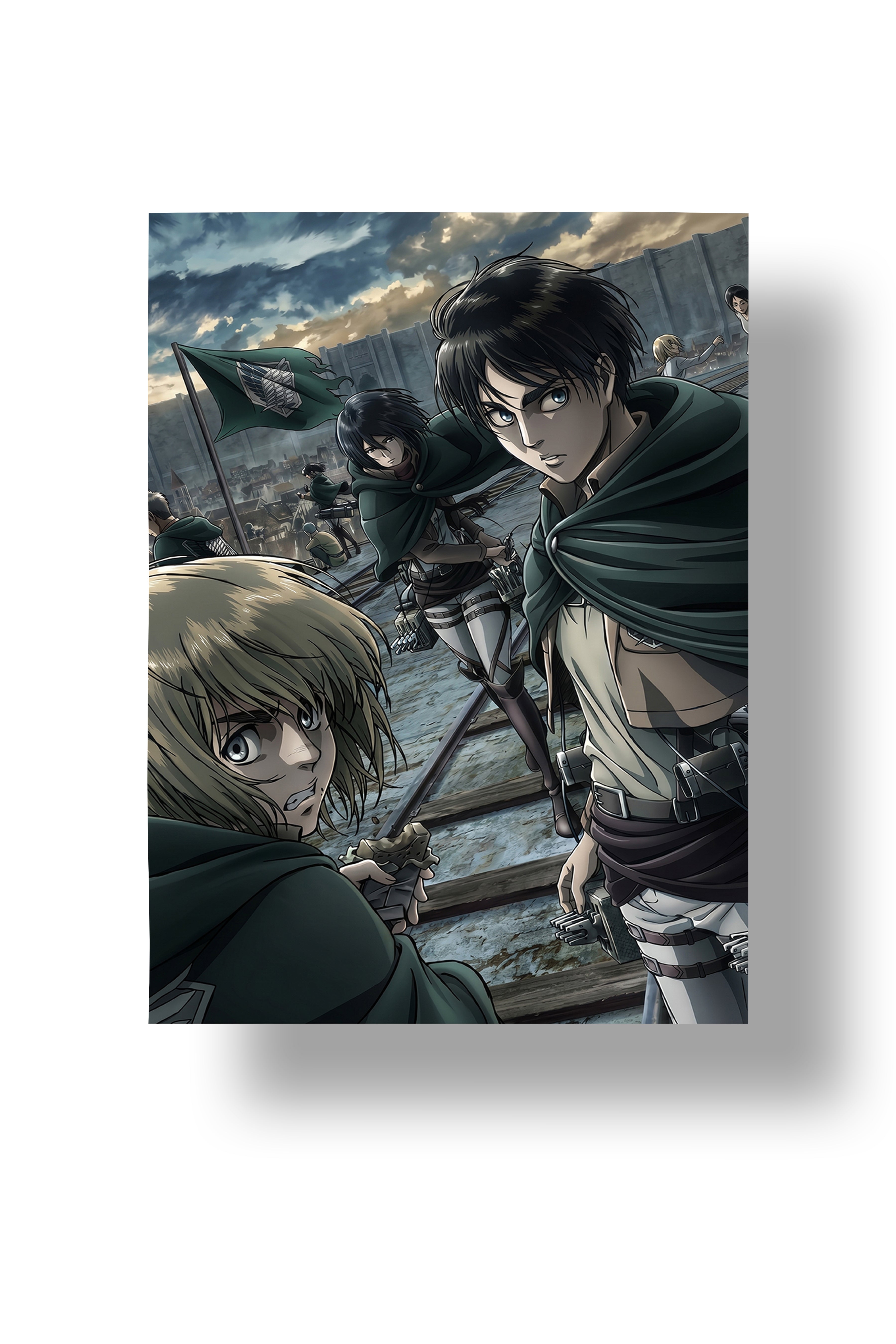 Scout Regiment | Eren Mikasa Armin | Attack on Titan | Anime Wall Art
