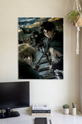 Scout Regiment | Eren Mikasa Armin | Attack on Titan | Anime Wall Art
