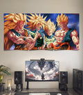 Super Saiyan Evolution | Dragon Ball | 3 Panel Wall Art