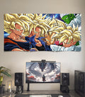 Super Saiyan Squad | Dragon Ball | 3 Panel Wall Art