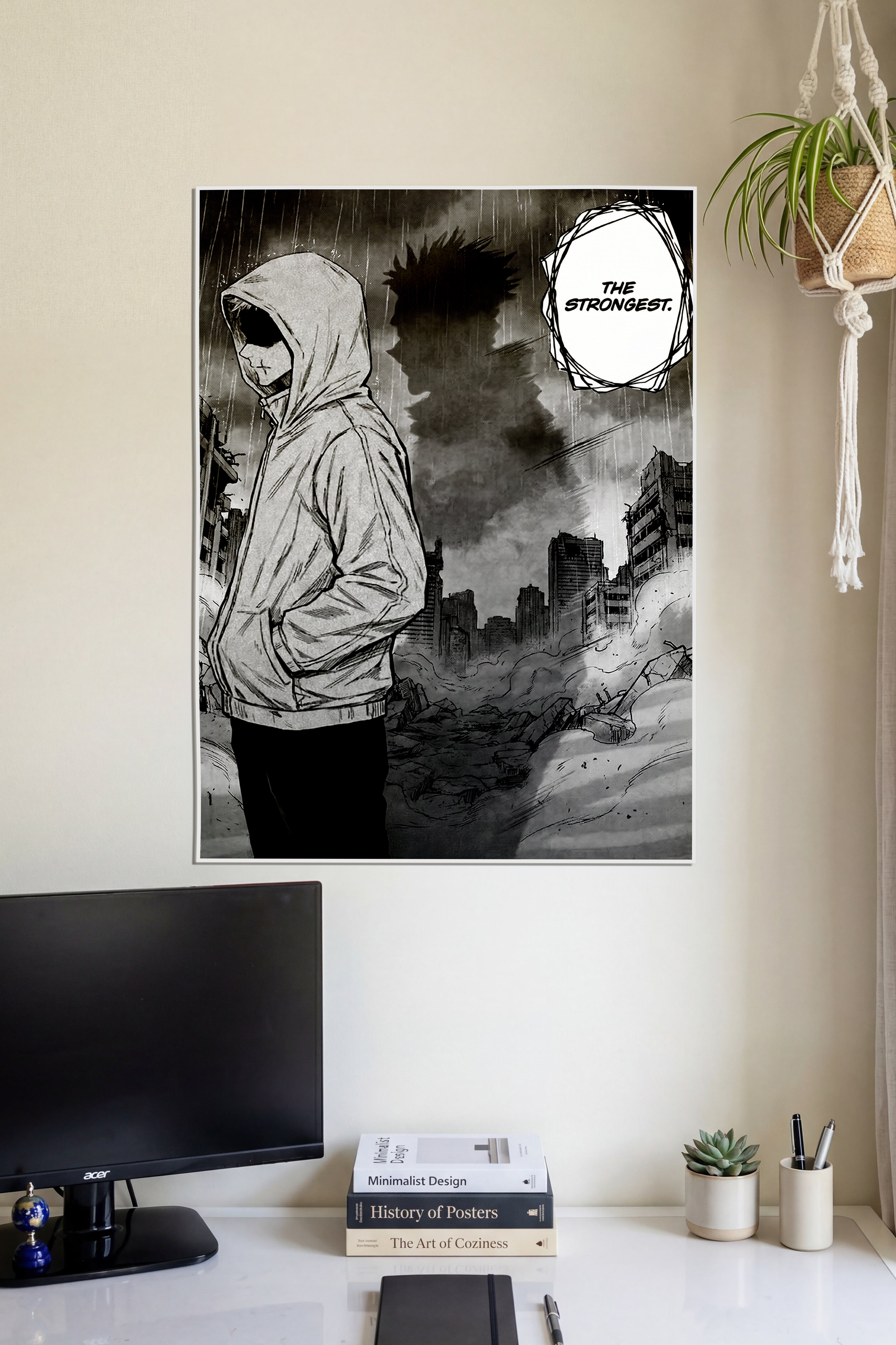 The Strongest Yuji | Jujutsu Kaisen Modulo | Anime Wall Art