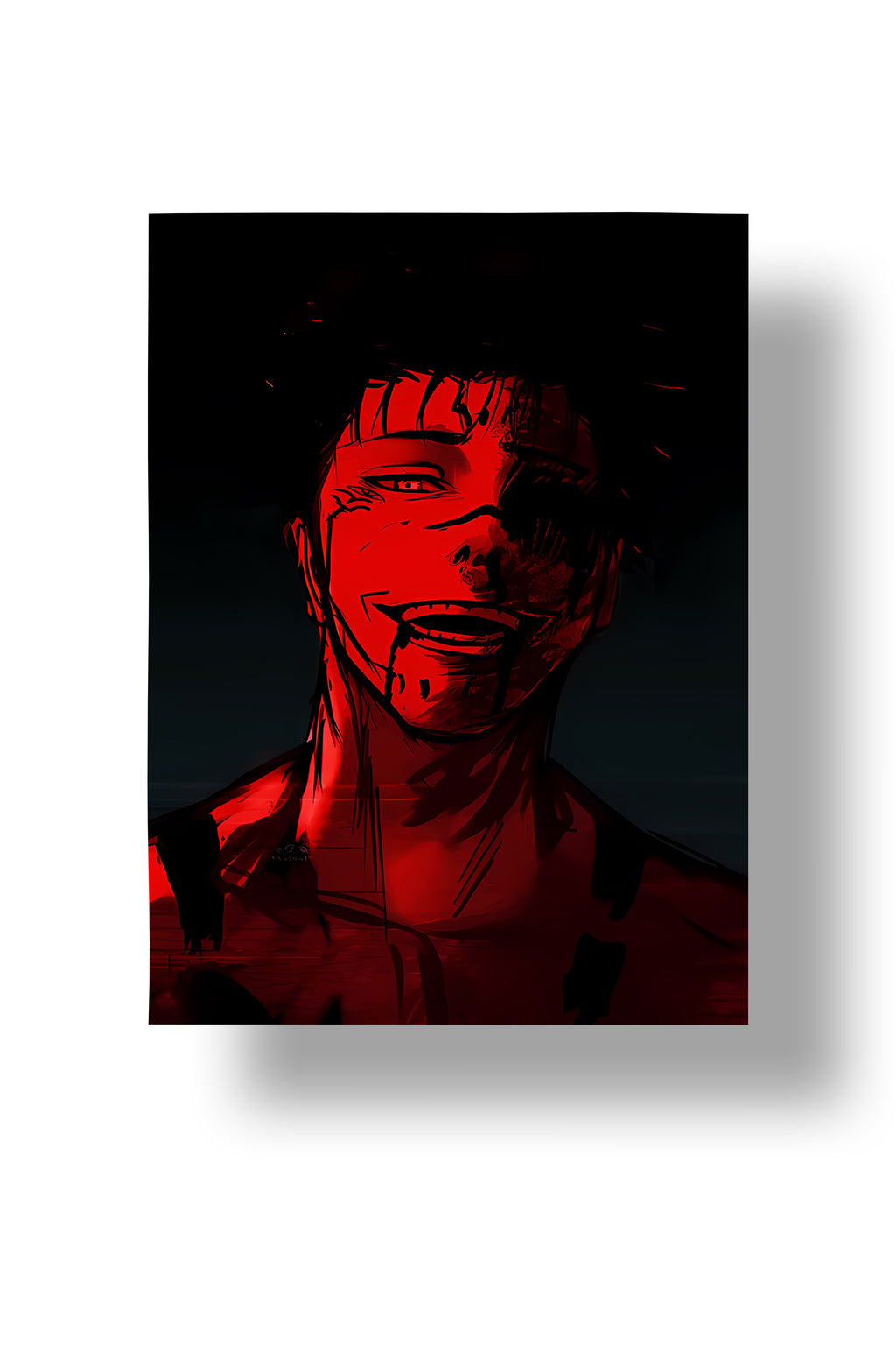 Sukuna Dark Smile Poster | Anime Wall Art