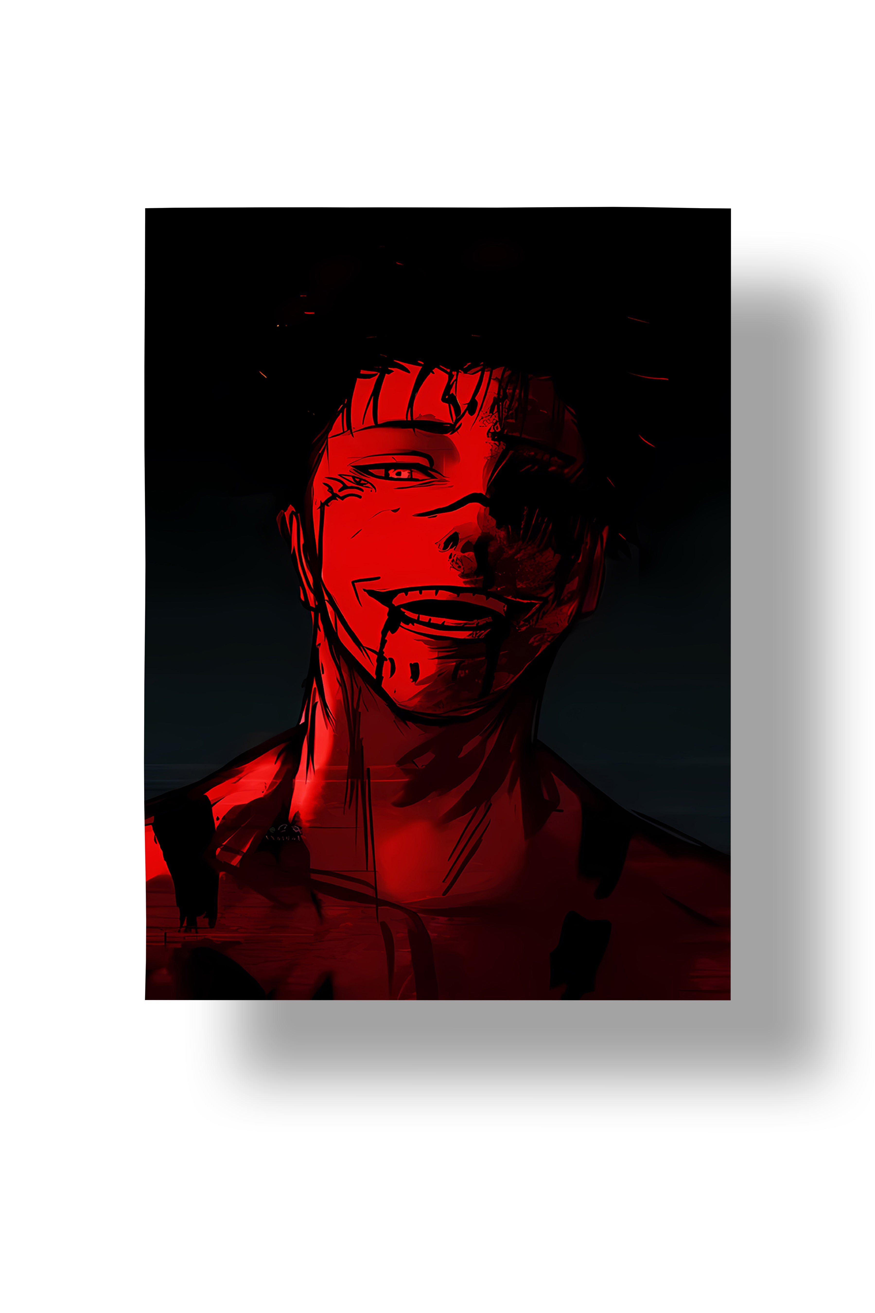 Sukuna Dark Smile Poster | Anime Wall Art