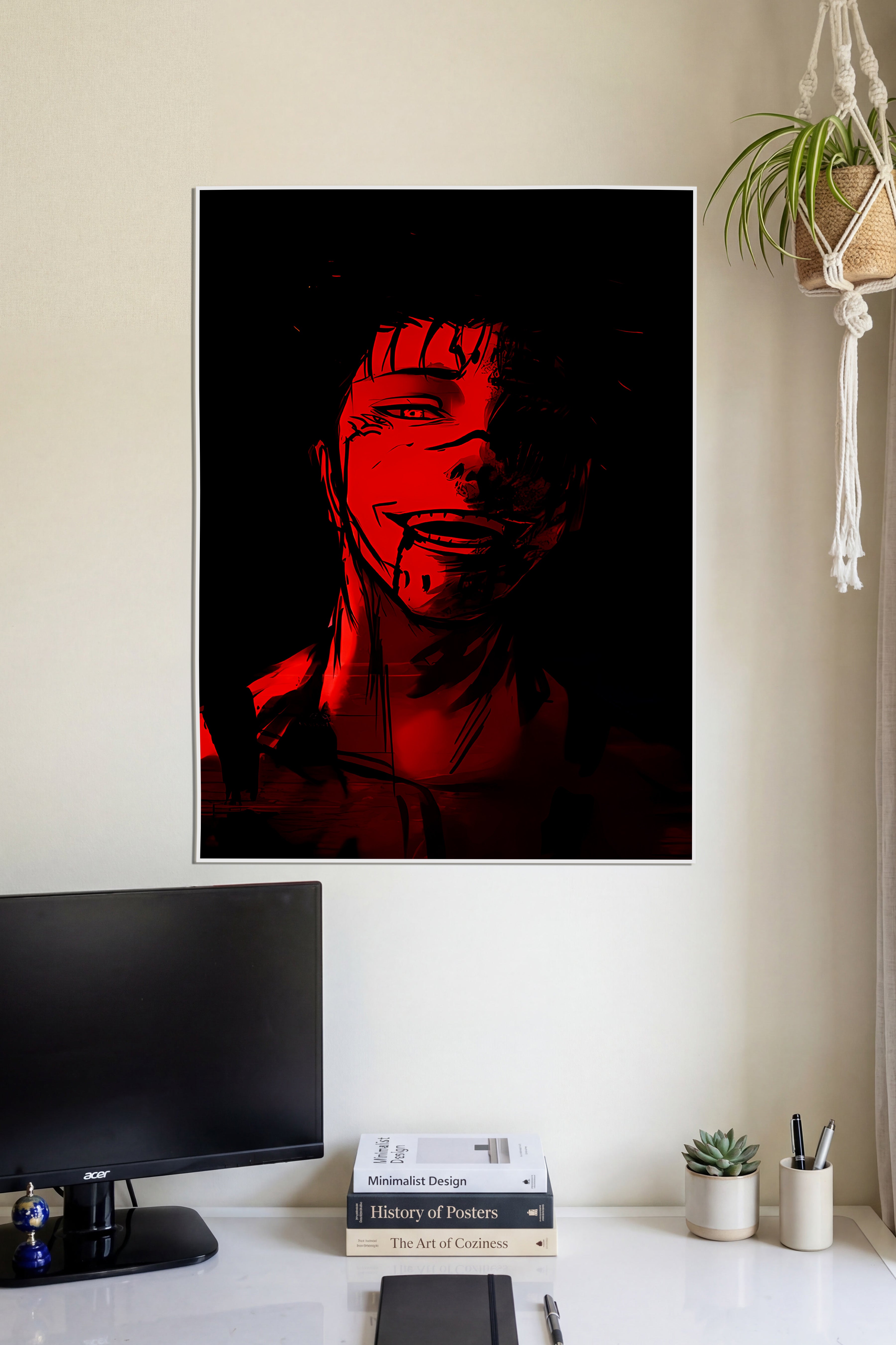 Sukuna Dark Smile Poster | Anime Wall Art