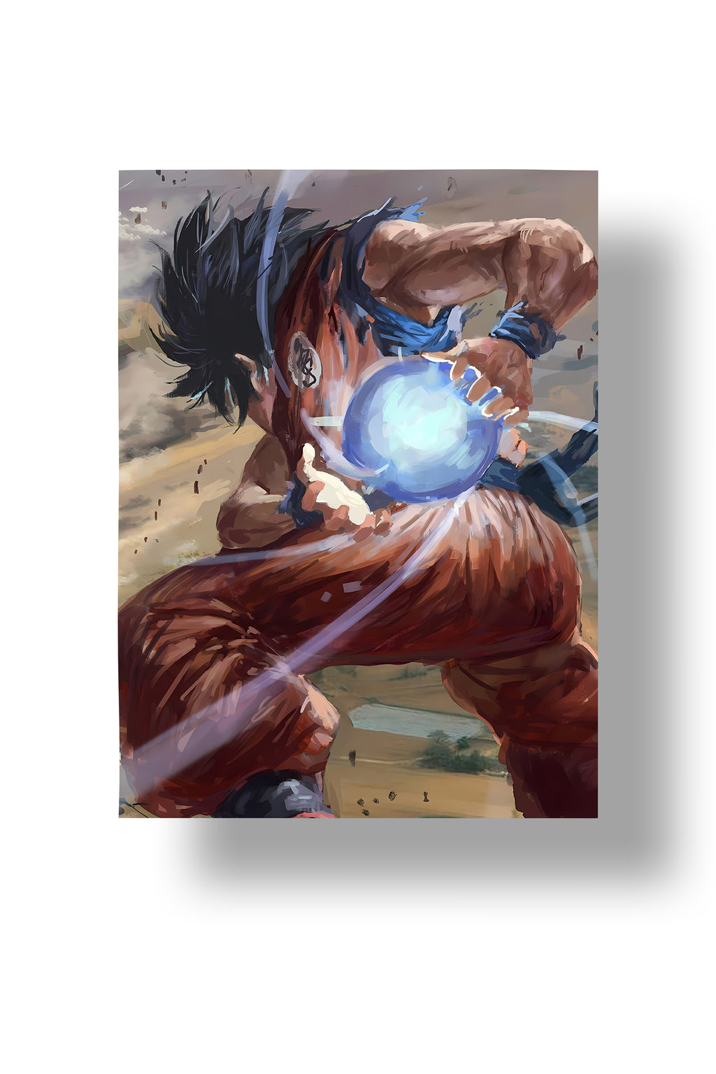 Goku Kamehameha Poster | Anime Wall Art